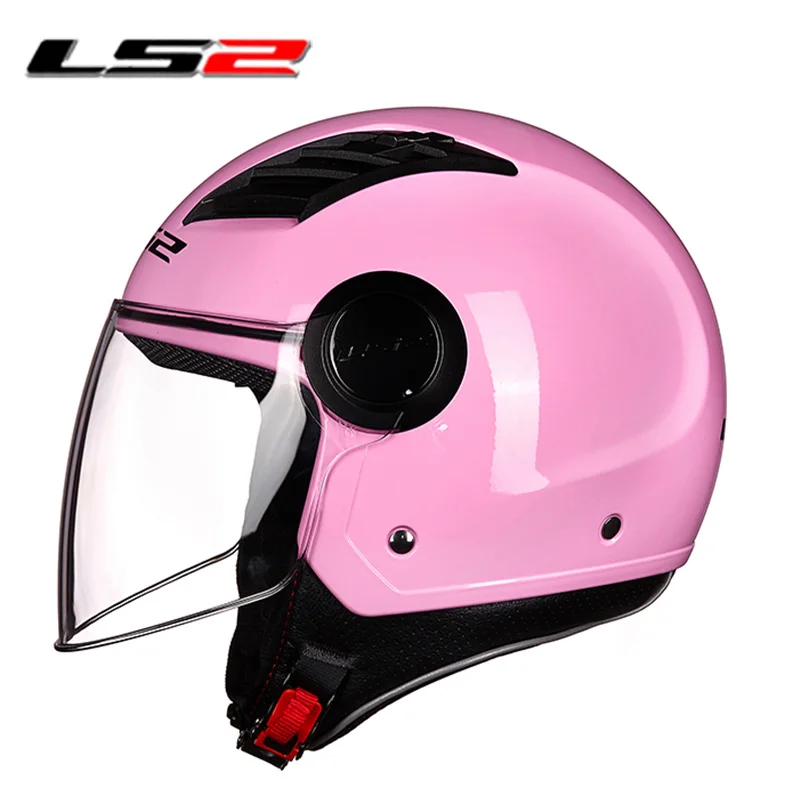 LS2 Половина лица шлем мото rcycle шлем casco moto capacetes de moto ciclista capacete 562 - Цвет: 10