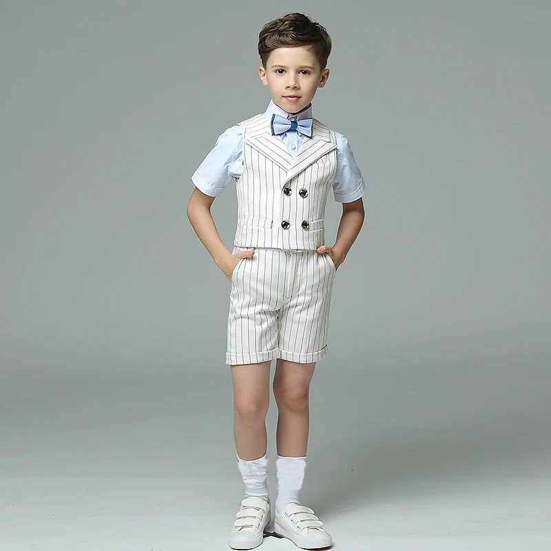 2019 для мальчиков летние комплекты формальные дети свадьба костюм Блейзер костюм бренд цветок смокинги для мальчиков Детская школьная