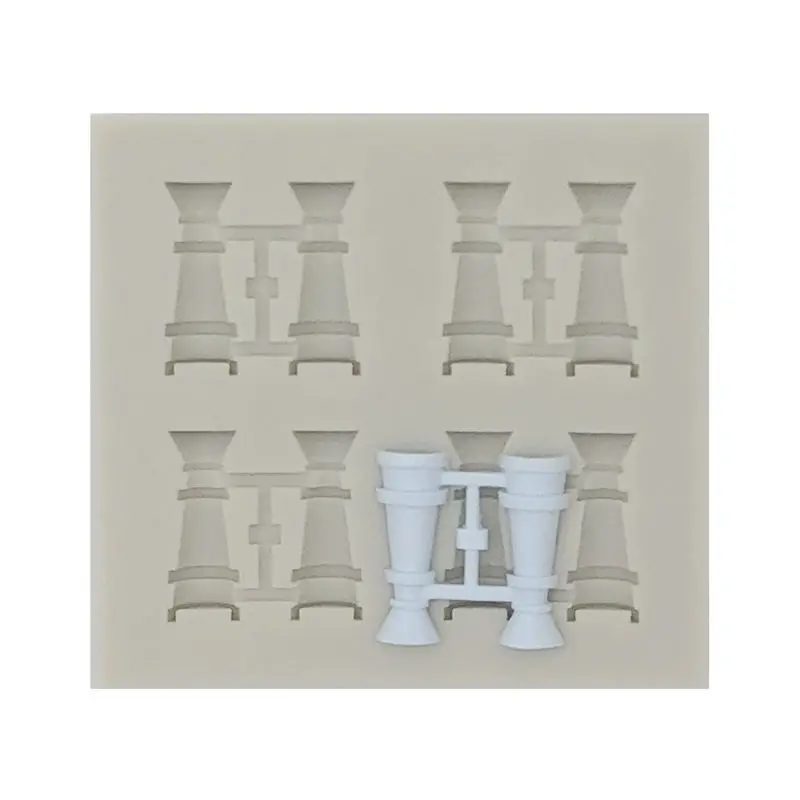 

Cake Tools 1 inch mini telescope silicone mold Decorating Cupcake decorating Gumpaste fondant tool mould