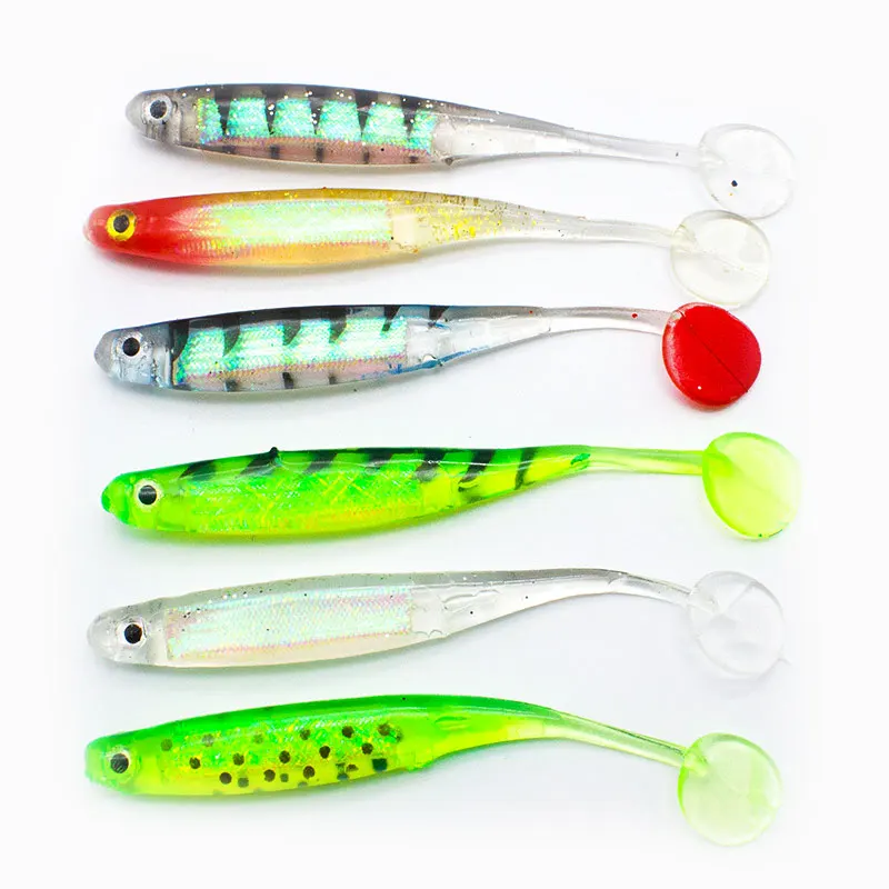5pcs/lot 10cm 5g Weihai plastic lure soft plastic fishing lures swim baits soft shad Bass Minnow