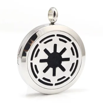 

10pcs/lot 30mm Stainless Steel Gift for Her Aromatherapy Aroma Essential Oil Diffuser Necklace Locket Pendant