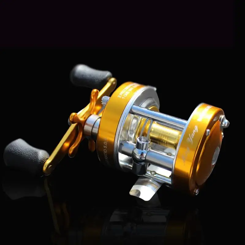 DSstyles Full metal structure fishing reel left and right hand metal drum wheel