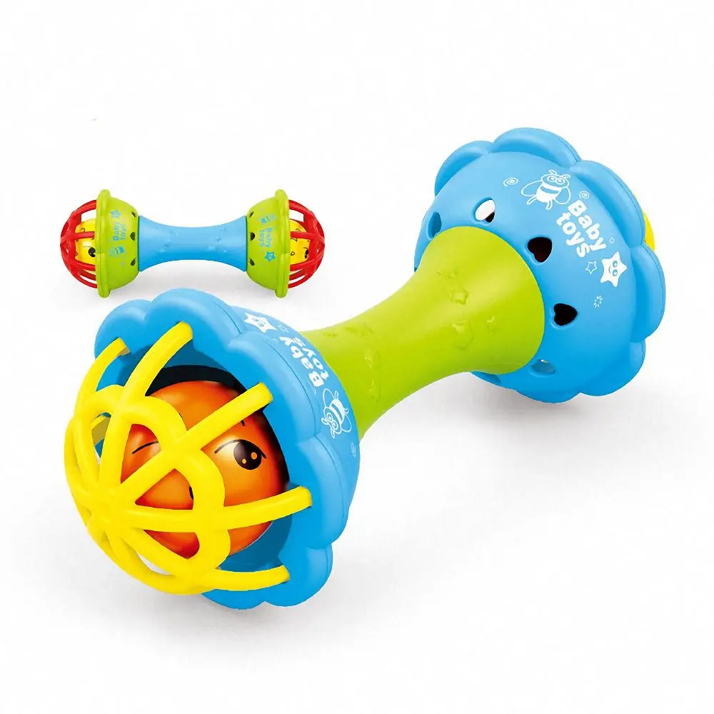 Детская коляска-погремушка, развивающие игрушки для новорожденных, детские развивающие пищевые, Прорезывание Зубов, захватывающие ручные
