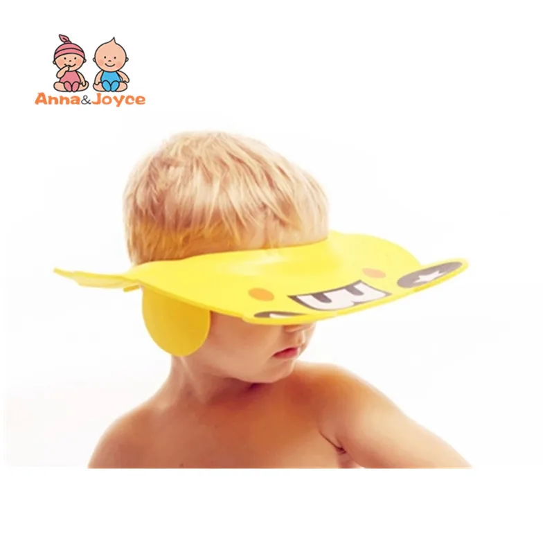 Стиль Детская куртка с ушками на капюшоне для ухода шампунь крышка детского шампуня EVA Регулируемый шампунь шапочка для плавания