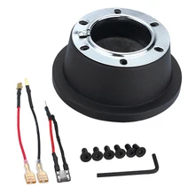 Комплект адаптер руля часть аксессуары замена интерьер разъем база черный полезный высокое качество прочный