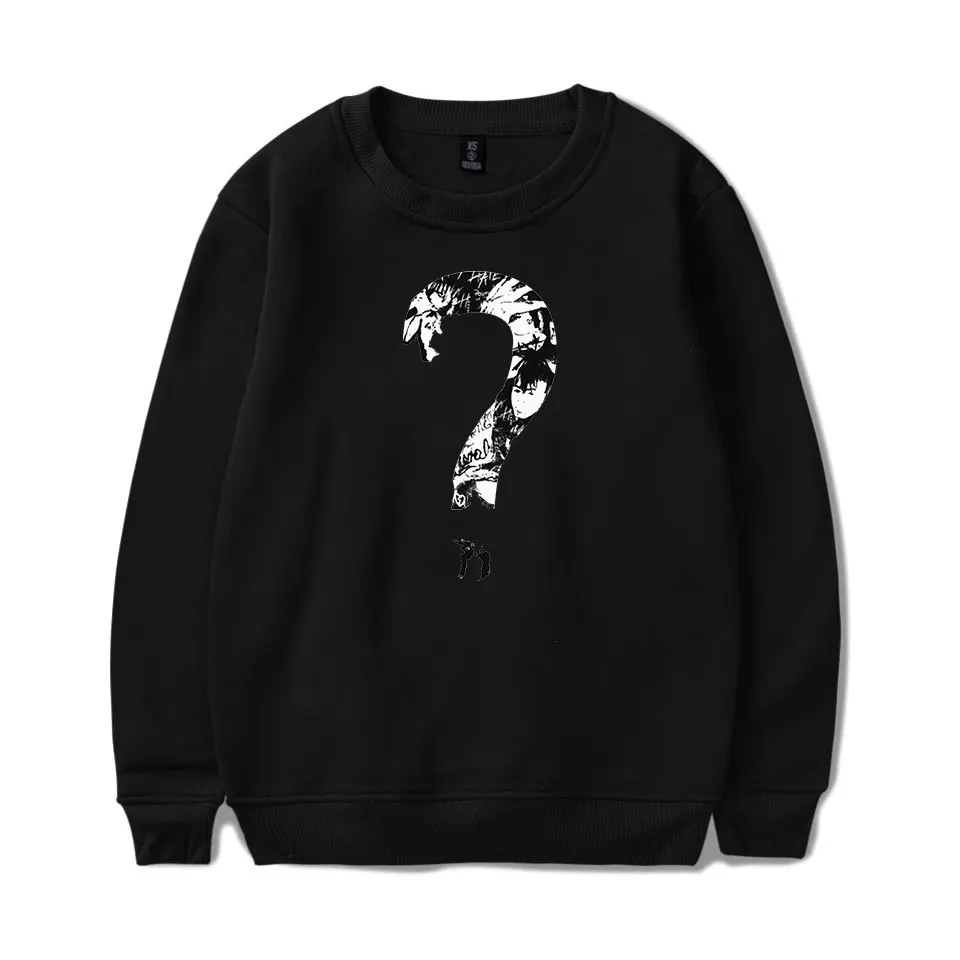 Мужская толстовка с принтом Xxxtentacion Свободный пуловер в стиле хип хоп большие