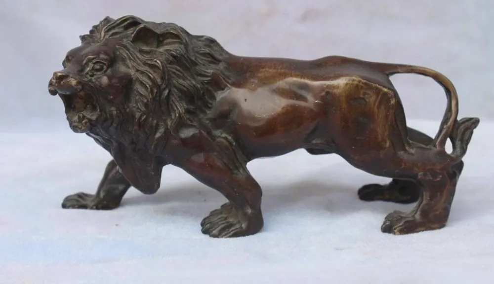 Китайская Бронзовая статуя искусственного льва|sculpture statue|sculpture bronzesculpture lion |