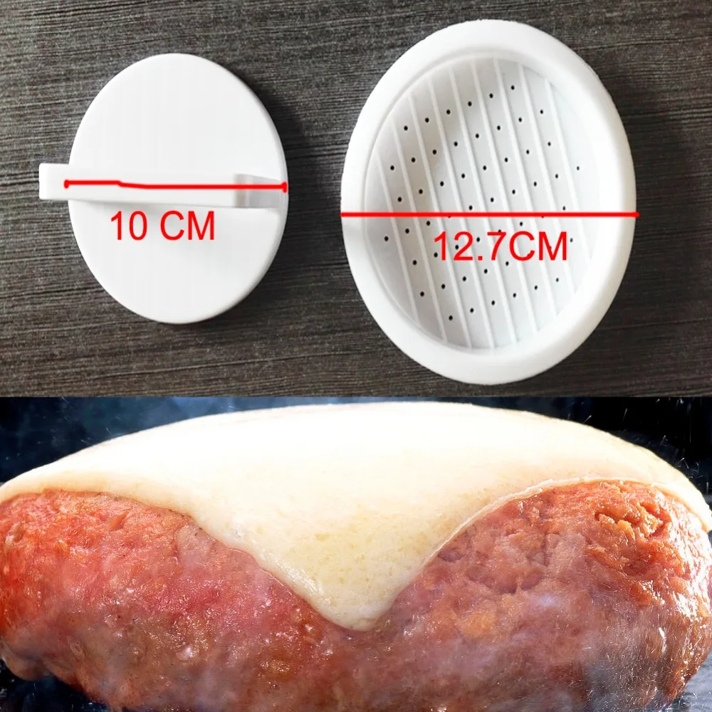 Мясо для гамбургеров пресс-инструмент вечерние производители приспособление для приготовления бургеров пресс-форма пищевая пластиковая гамбургерная пресс-приспособление для приготовления бургеров