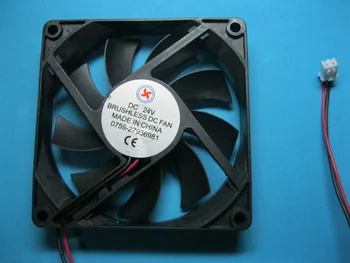 

1 Pcs Brushless DC Cooling Fan 24V 8015S 9 Blades 80x80x15mm 2pin Sleeve-bearing