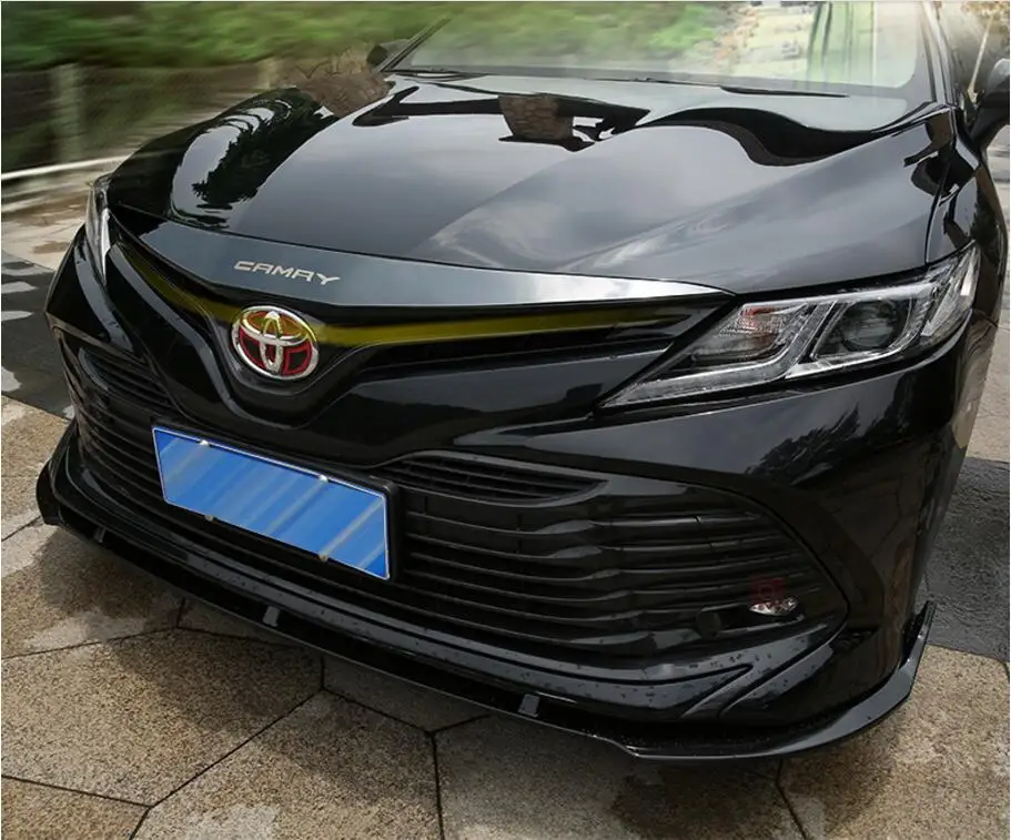 

JIOYNG Car ABS Front Racing Grills Bumper Mesh Grille Around Trim Cover Bonnet trim Fit For 18 Toyota Camry 2018