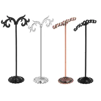 

3pcs Jewelry Shelf Display Rack Stand Holder Earrings Metal Organizer Storage Vintage Exquisite Gifts Boutique Tree Creative