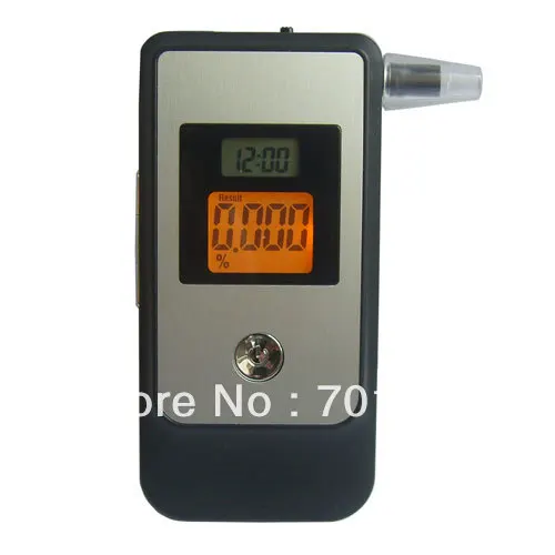 الحرة الشحن المزدوج lcd عرض خفية أنبوب الزفير الكحول اختبار الكحول مع ساعة ، الكحول النفس اختبار