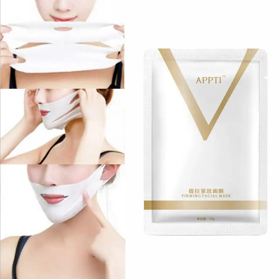 

20pcs/lot V Shape Mask Double Chin Gone Lifting Slimming Firming Eliminate Edema Masseter Skin Care Tool