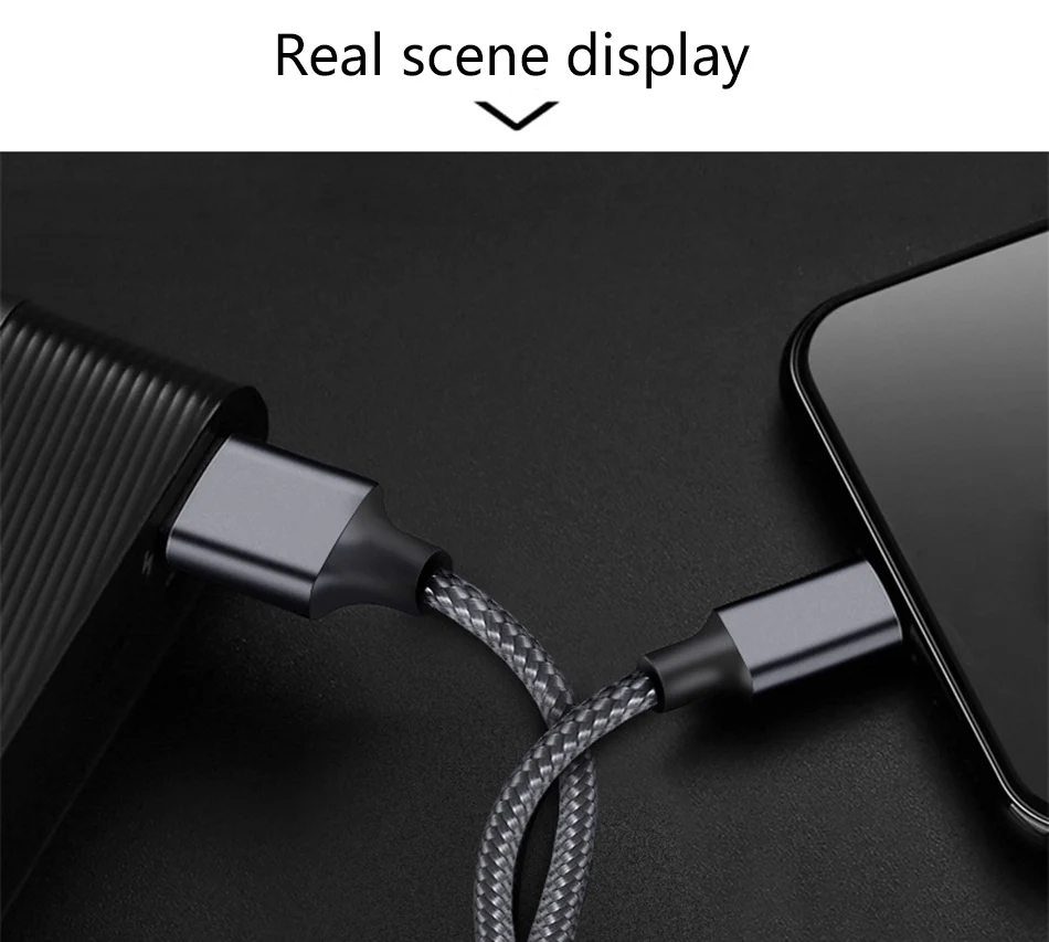 NOHON Nylon 1.8m Android Data Cable Micro USB Fast Charger Cord For Samsung Galaxy Huawei HTC Xiaomi 2A Lighting Charging Cables (9)