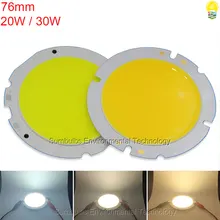 76mm 20W 30W Ultra Bright Circular LED Chip COB Light Source for Downlight Spotlight Ceiling Lights Big Power Chip On Board