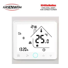 2 трубы охлаждения отопления кондиционер тип вентилятора катушки Термостат RS485 пропорциональный клапан 0-10 В сигнальный контроль