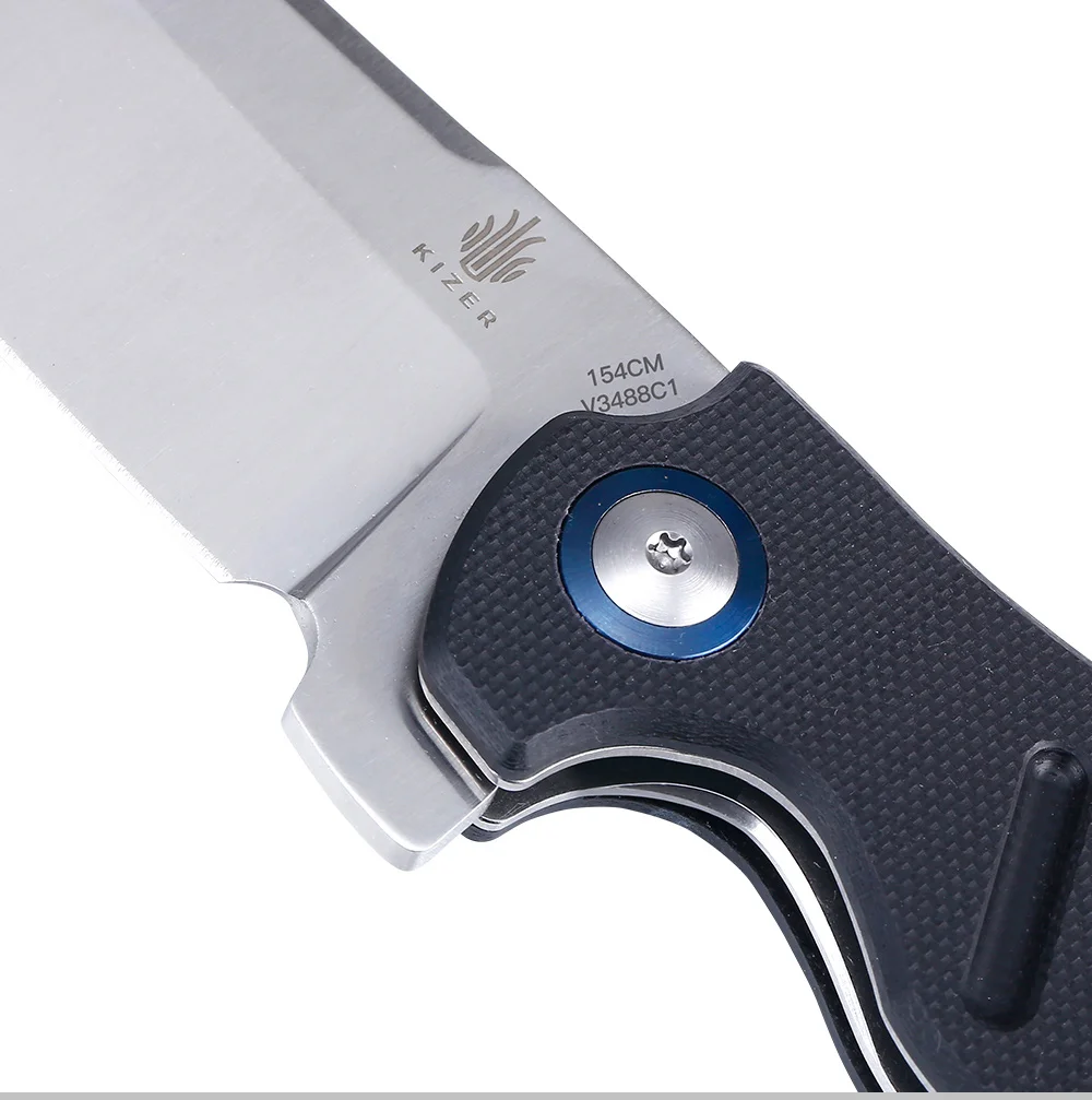 Складной карманный нож Kizer, маленький мини-нож для овчарки, нож для выживания на открытом воздухе, тактический нож, охотничий инструмент