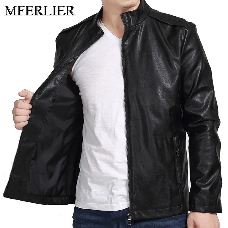 Мужская повседневная осенне зимняя куртка MFERLIER большого размера 5XL 6XL 7XL 2