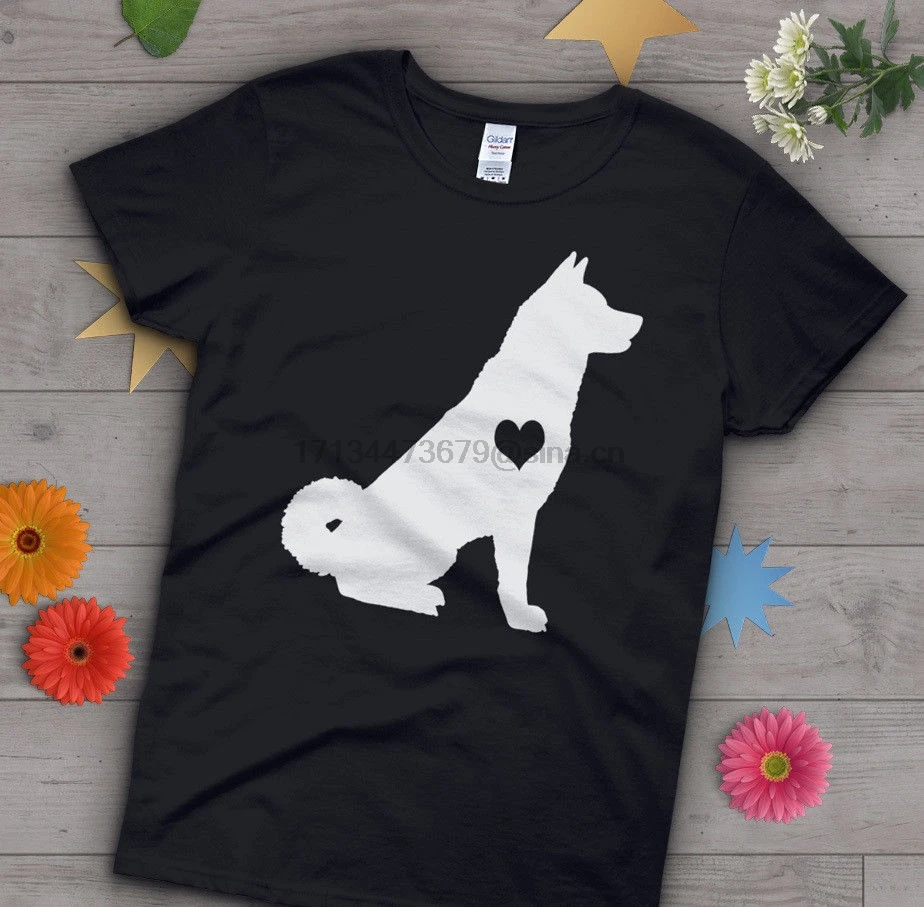 Футболка Akita с принтом собаки любимой Inu подарок для мамы Шиба-ину новые модные