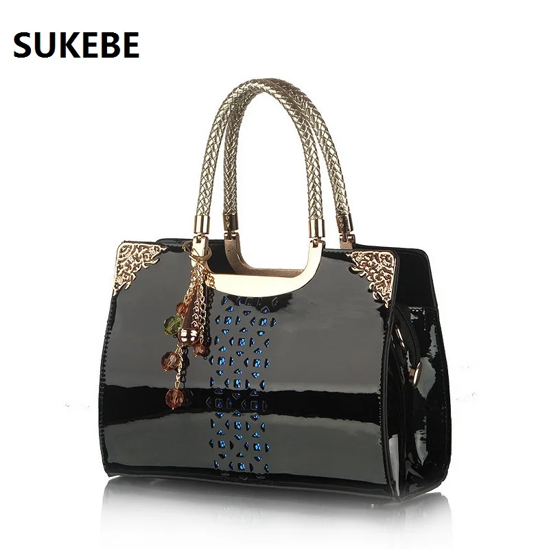 

2017 Women bag High Quality Patent Leather Ladies Cross Body Messenger Shoulder Bags Handbags Women Famous Brands bolsa feminina