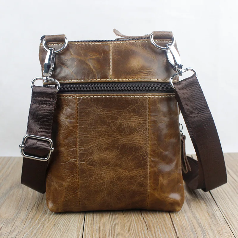 WESTAL Genuine Leather men bags male cowhide flap bag Shoulder Crossbody bags Handbags Messenger small men Leather bag M701 22