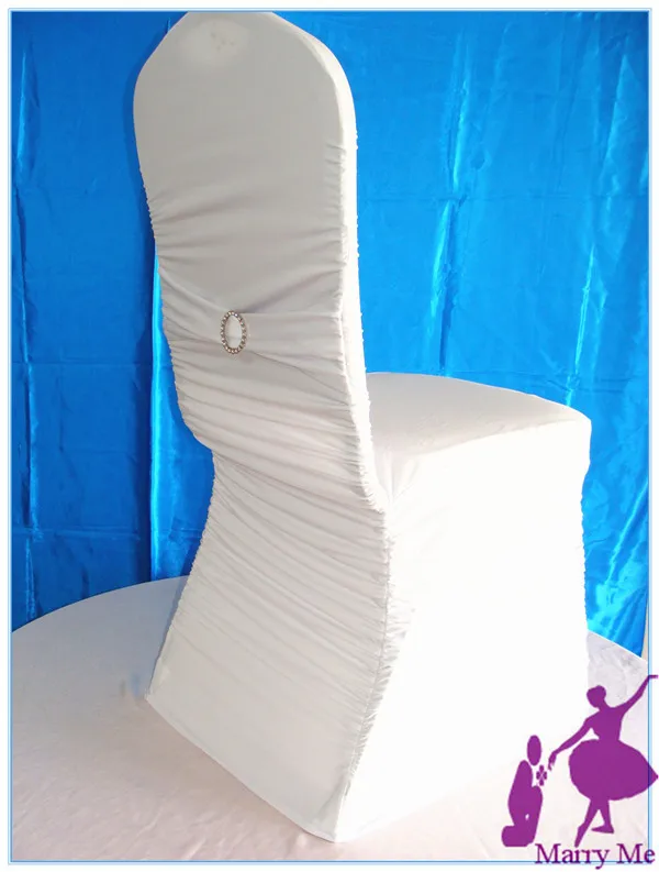 100pcs wholesale ruffled spandex Chair cover /lycra chair cover/banquet chair cover for wedding