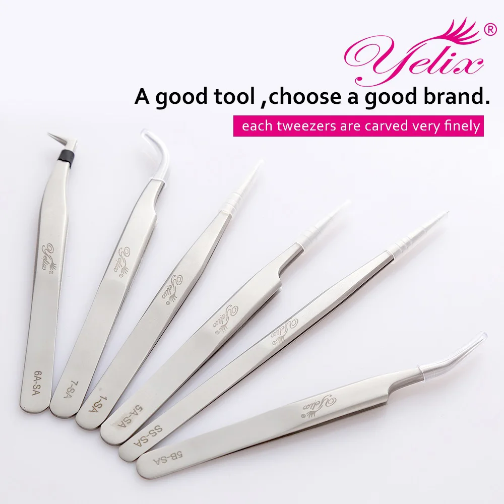 Classic Beauty Tweezers for Eyelash Extension Precision Makeup Eyelash