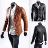 Big Size 2022 New Style  men's leather jackets slim men's male outerwear leather clothing Coat Size  M-7XL ► Photo 1/5