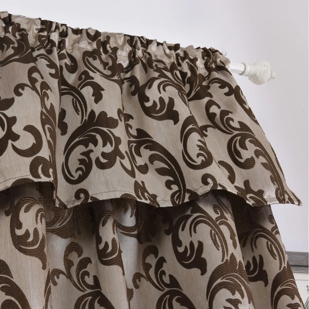 Napearl Rustic Decorative Kitchen Curtain Hanging Pelmet