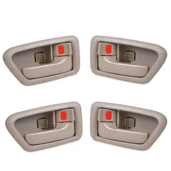 

beler 4pcs Right & Left Inside Door Bezel Handle for Toyota Camry 1997 1998 1999 2000 2001 69205AA010E0 69206AA010E0