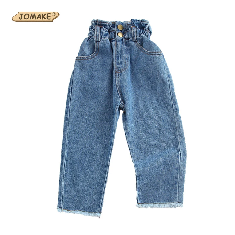 

JOMAKE Autumn Kids Jeans Skinny Baby Girl Jean Trousers Children Denim Pants Casual Jeans for Girls Solid Fashion Jeans for Kids