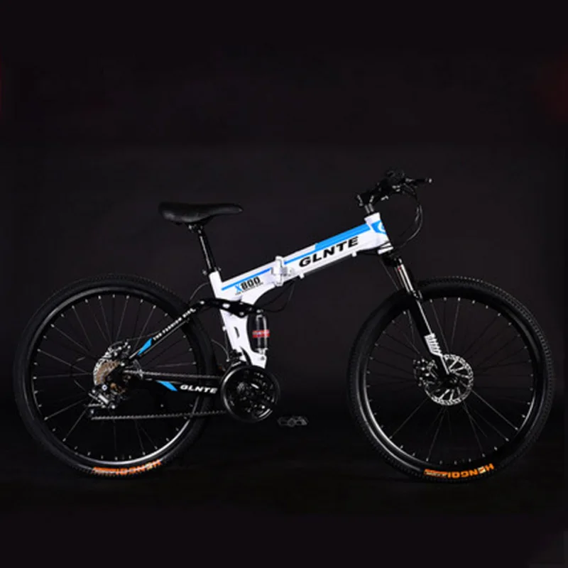 Top Mountain Bike Folding bicycle Spoked Wheel Both men and women adult 26-inch 21 speed 24 speed 27 speed 2