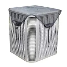 Air Conditioner Cover Leaf Guard Open Mesh Air Conditioner Cover Dustproof Decorative Protective Case Dust Cover