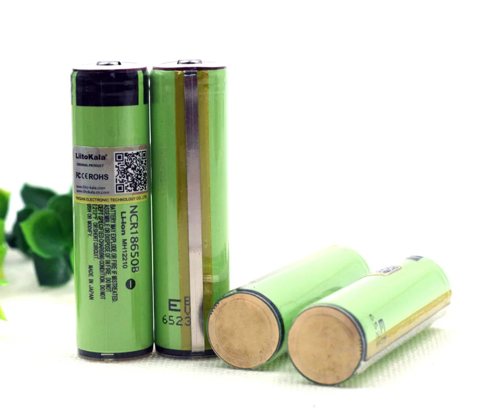 Liitokala НОВАЯ безопасная оригинальная NCR18650B 3400mAh 18650 аккумуляторная батарея с PCB 3,7 v для фонариков