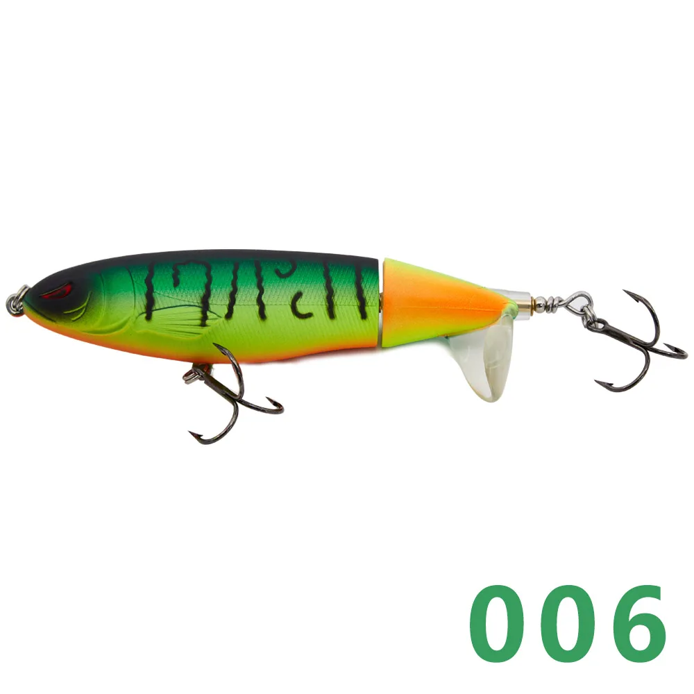 Hunthouse Whopper plopper topwater рыболовная приманка мягкий вращающийся хвост 90 мм 130 мм ABS материал для морской пресной рыбалки - Цвет: 006