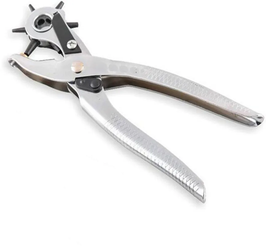 

# Leather Belt Hole Punch Plier Eyelet Puncher Revolve Sewing Machine Bag Setter Tool Watchband Strap Household leathercraft
