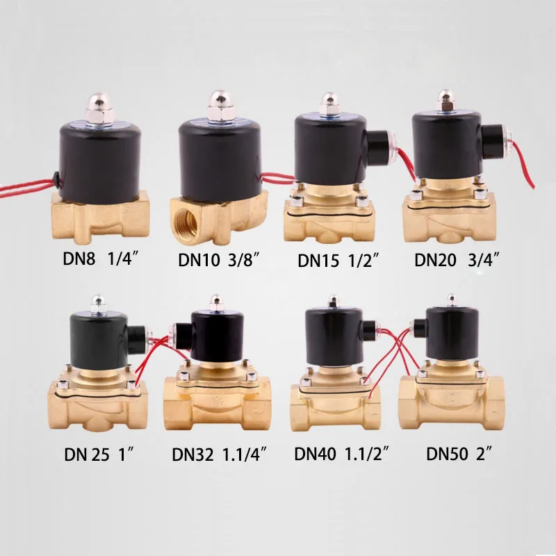 Бесплатная доставка 2018 Новый 1/4 " 1/8" 1/2 3/4" 1 2" AC220V DC12V/24 V Электрический
