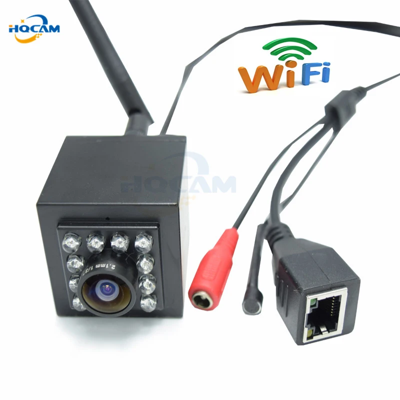 HQCAM Wide Angle 720P mini ip camera Mini IR Camera Indoor 940nm Led WIFI Ip Camera Audio Smallest Night Vision camera HI3518E цена HQCAM Wide Angle 720P mini ip camera Mini IR Camera Indoor 940nm Led WIFI Ip Camera Audio Smallest Night Vision camera HI3518E цены онлайн