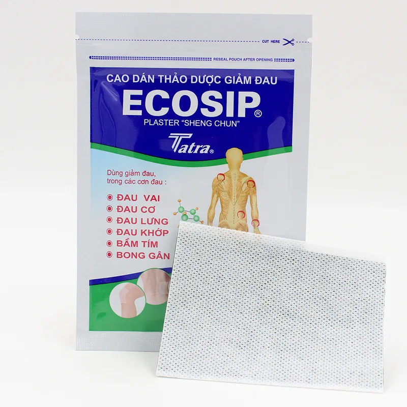 150PCSLot Authentic Vietnam ECOSIP Pain Relieving Patch Rheumatic Arthritis Cervical Spondylosis Lumbar Pain Relief Therapy-6
