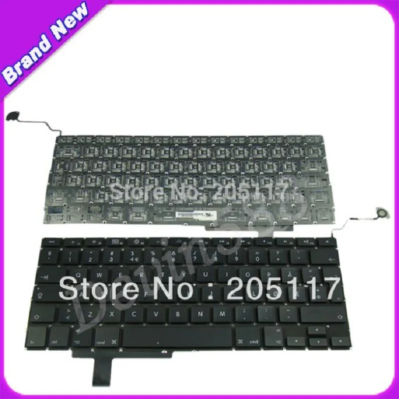 

Brand For MacBook Pro 17" Unibody A1297 Norway Keyboard,Good Condition!