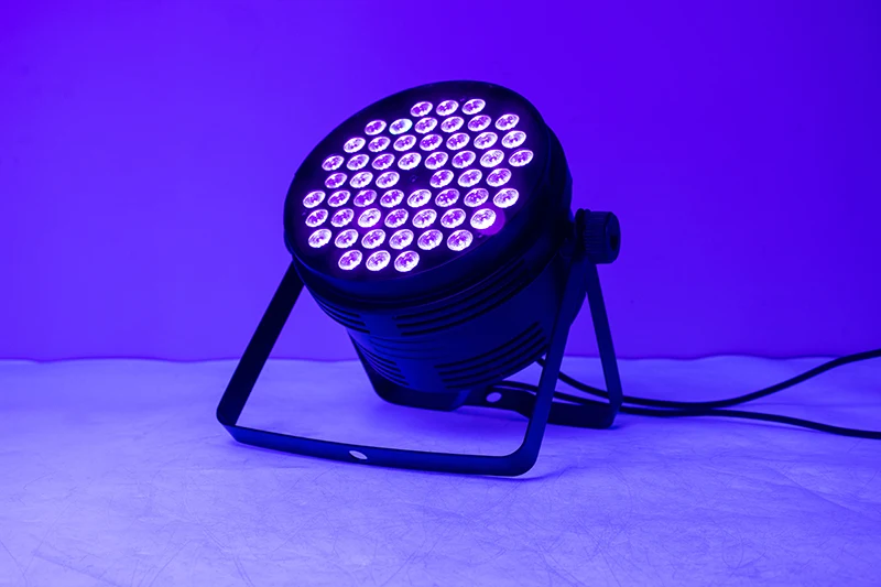 Алюминиевый сплав светодиодный Par 54x3W фиолетовый ConPower Plug DMX512 сценический эффект Освещение для диско DJ танцевальная площадка ночной клуб и бар