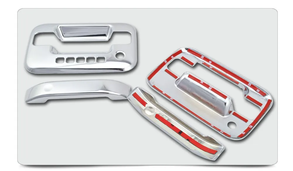 2004 2005 2006 F150 2D дверная ручка крышка с PSKH с ключницей ABS пластик хромированный грузовик аксессуары для Ford