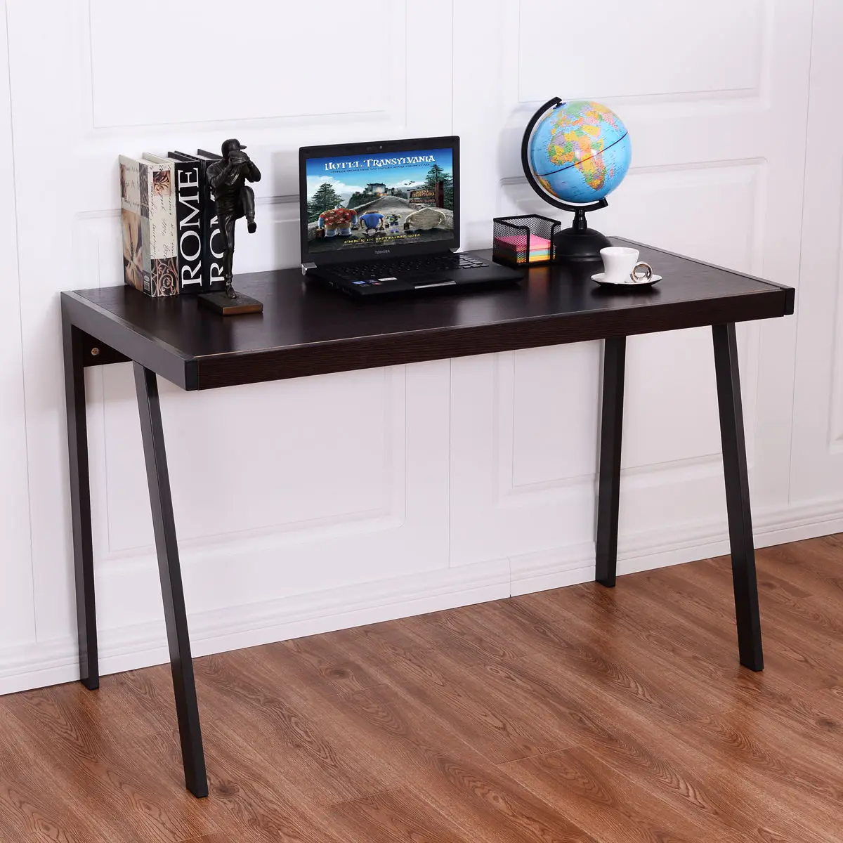 Giantex Wood Top Computer Desk Modern PC Laptop Table Study Workstation Metal Frame Home Office Furniture HW54487 Giantex Wood Top Computer Desk Modern PC Laptop Table Study Workstation Metal Frame Home Office Furniture HW54487