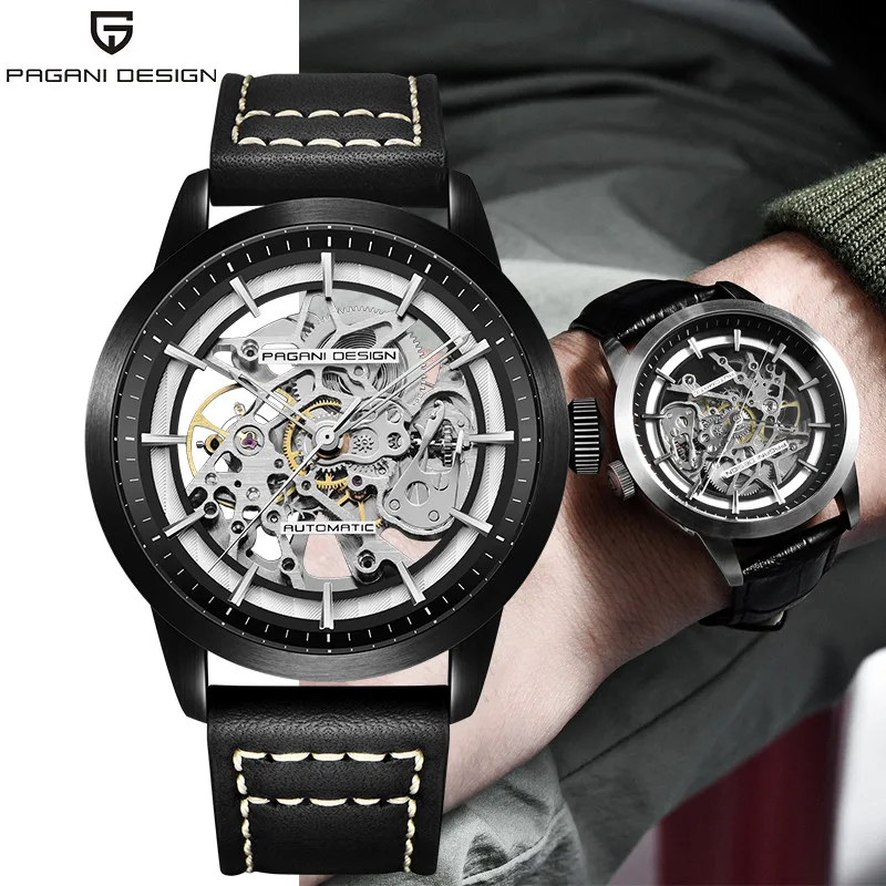 الأزياء الفاخرة العلامة التجارية باجاني جلدية توربيون التلقائية ووتش الميكانيكية الرجال ووتش العسكرية للماء ووتش Relogio Masculino الأزياء الفاخرة العلامة التجارية باجاني جلدية توربيون التلقائية ووتش الميكانيكية الرجال ووتش العسكرية للماء ووتش Relogio Masculino