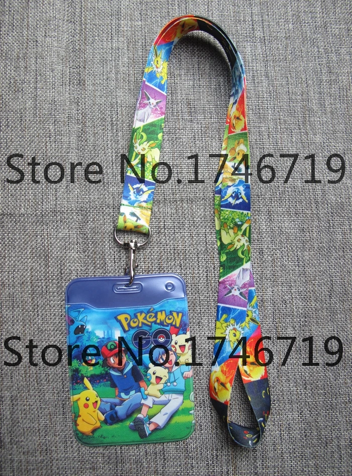 Retail 1 pcs cartoon anime Named Card Holder Identity Badge with