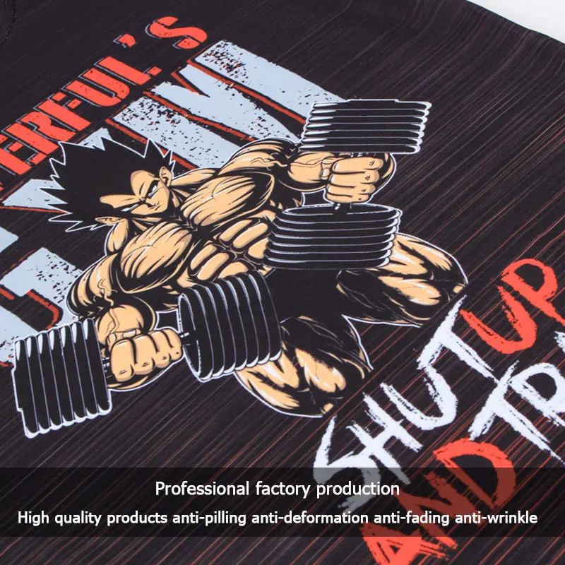 Pаспродажа Dragon Ball хип хоп 3d принтер футболка мужские футболки мода 2017 Лето для мужчин странные вещи плюс размер o образным вырезом Забавные футболки