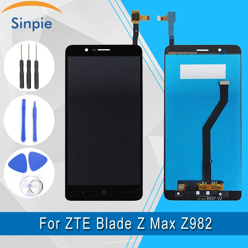 Sinpie мобильный телефон 5 2 дюймов ЖК дисплей s для zte лезвия З Max Z982 Дисплей Сенсорный