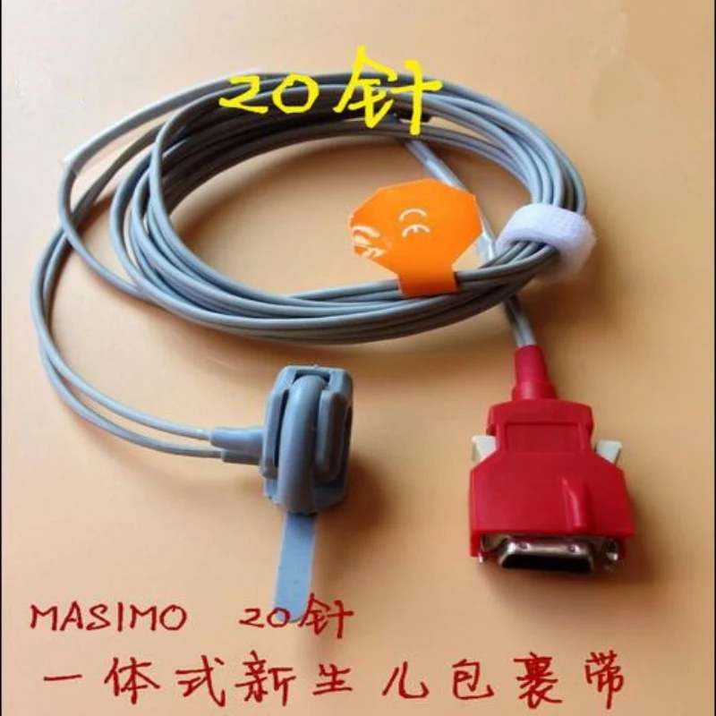 Fress Shipping Compatible For Masimo 20Pin 2053 RED DCI-DC3 Infant/Neonate Wrap Spo2 Sensor Spo2 Probe Pulse Oximeter Probe TPU Fress Shipping Compatible For Masimo 20Pin 2053 RED DCI-DC3 Infant/Neonate Wrap Spo2 Sensor Spo2 Probe Pulse Oximeter Probe TPU