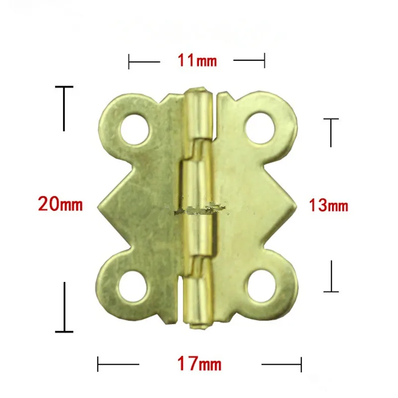 Old Style Hinge Cabinet Door Hinge 4 Holes Butterfly Antique