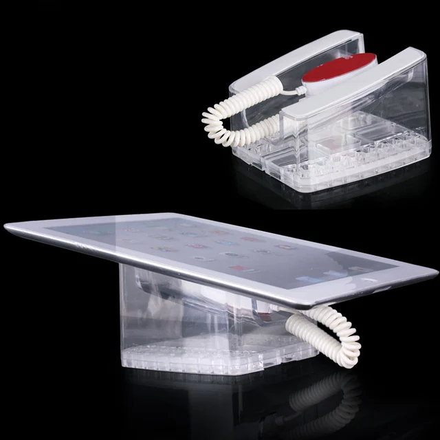 Acrylic tablet stand ipad security stand secure samsumg tablet stand